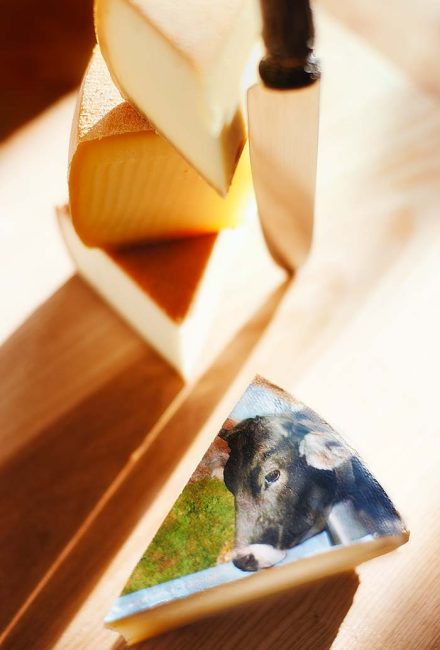 Food Fotograf Düsseldorf Schweizer Käse mit Messer