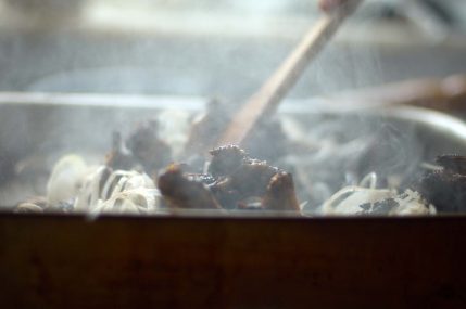 Kochen am Molteni Herd Food Fotografie